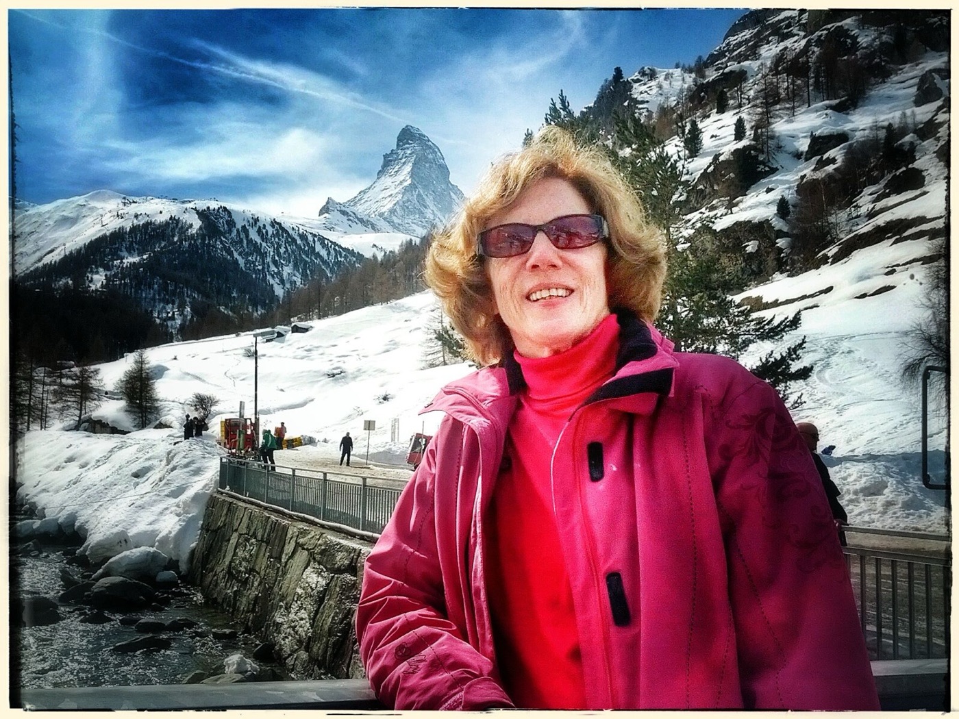 Margaret Bruce in the Alps