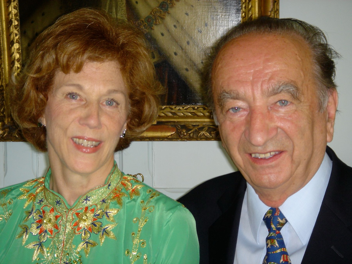 Margaret Bruce with the composer Antonín Tučapský