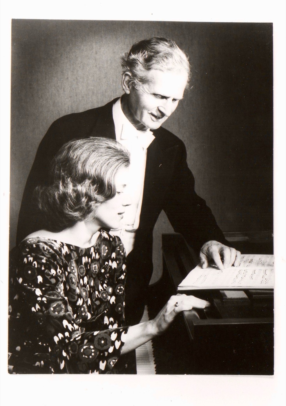 Margaret Bruce as a young pianist