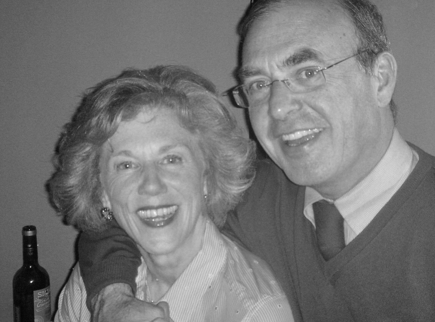 Margaret Bruce with a friend