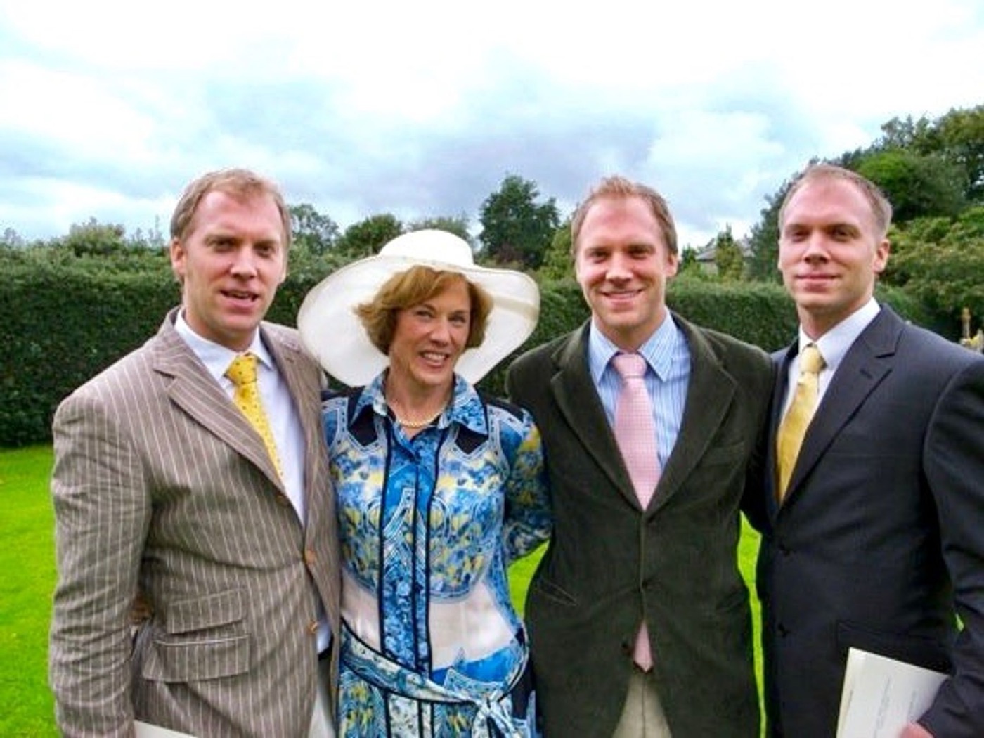 Margaret Bruce at a summer garden party