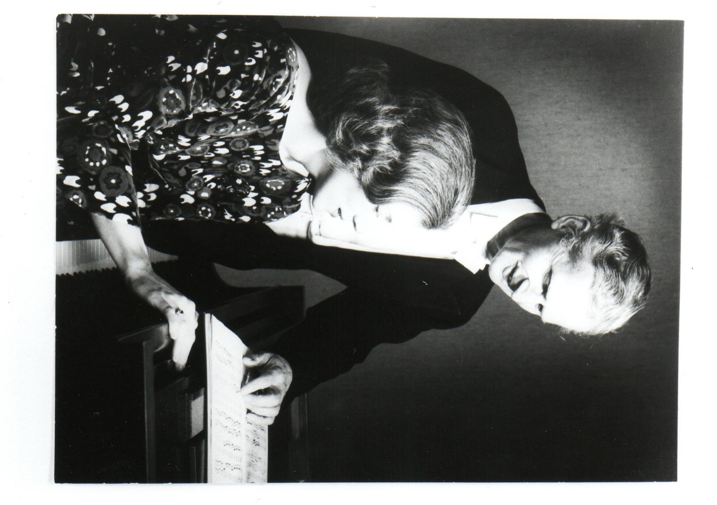 Margaret Bruce at the piano