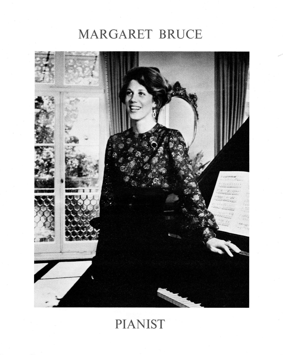 Margaret Bruce, pianist