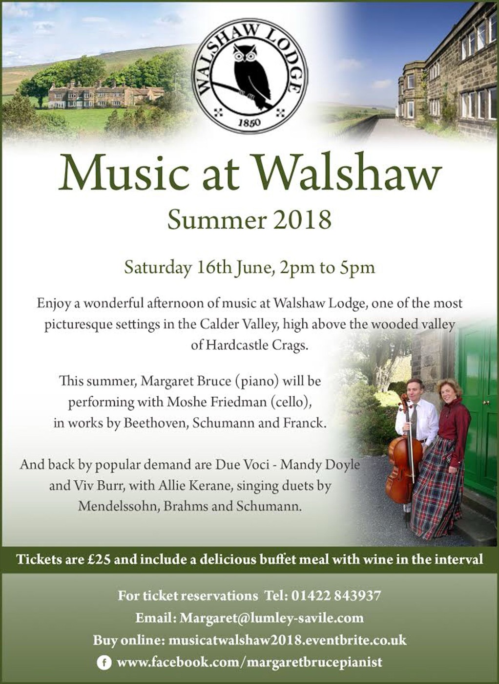 Music at Walshaw, Summer 2018